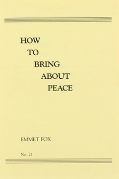 Paperback How to Bring about Peace (#21) Book