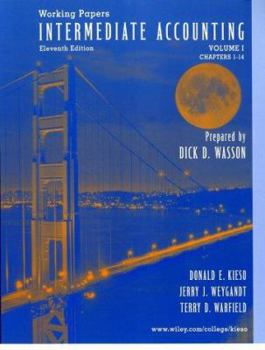 Intermediate Accounting, Working Papers I