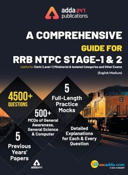 Paperback A Comprehensive Guide for RRB NTPC, Group D, ALP & Others Exams 2019 English Printed Edition (NTPC Special) Book