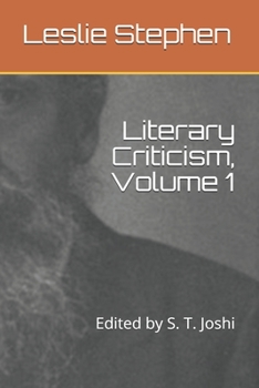 Paperback Literary Criticism, Volume 1: Edited by S. T. Joshi Book