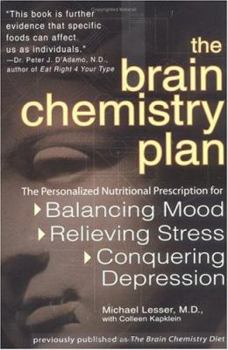 Paperback The Brain Chemistry Plan Book