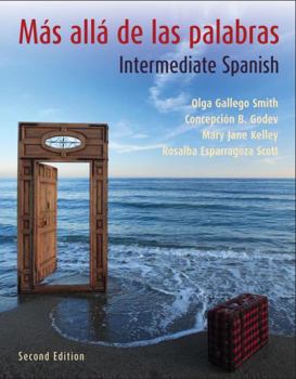 Paperback Mas Alla de las Palabras: Intermediate Spanish [With CD (Audio)] [Spanish] Book