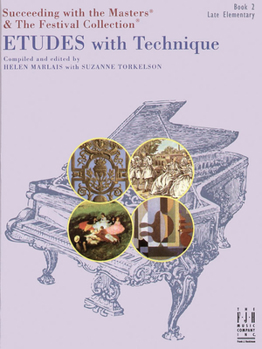 Paperback Etudes with Technique, Book 2 Book