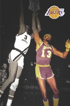 Paperback Lakers: Wilt Chamberlain Fan Journal & Notebook - Los Angeles Lakers Journal & Notebook Book