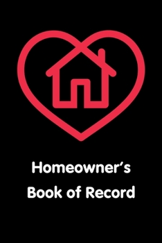 Paperback Homeowner's Book of Record: Homeowner Record Book