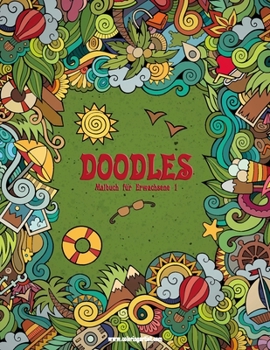 Paperback Doodles Malbuch für Erwachsene 1 [German] Book