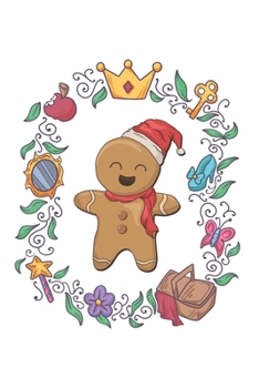 Paperback Christmas Gingerbread Man Fairy Tale Notebook: Graph Paper Journal 6x9 - 120 Pages Book
