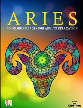 Paperback Aries 50 Coloring Pages For Adults Relaxation Book