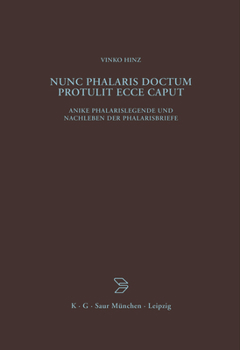 Hardcover Nunc Phalaris doctum protulit ecce caput [German] Book