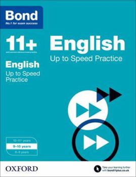 Paperback Bond 11+: English: Up to Speed Papers Book