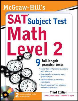 Paperback McGraw-Hill's SAT Subject Test Math Level 2 , 3rd Edition [With CDROM] Book