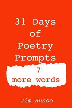 Paperback 31 Days of Poetry Prompts: 7 More Words Book