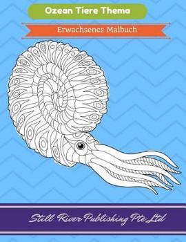 Ozean Tiere Thema: Erwachsenes Malbuch