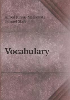 Paperback Vocabulary Book