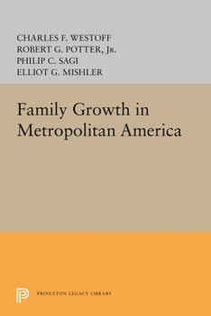 Paperback Family Growth in Metropolitan America Book