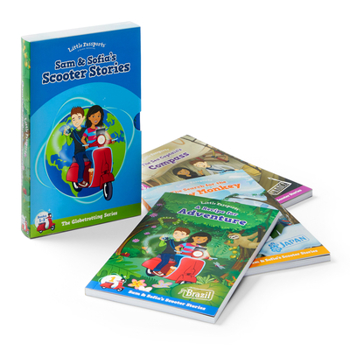 Paperback Little Passports: Sam & Sofia's Scooter Stories Boxed Set Book