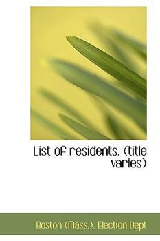 List of Residents
