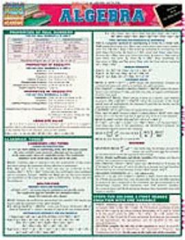 Unknown Binding Quick Study Math Academic Algebra (Quick Study Math Academic Algebra) Book
