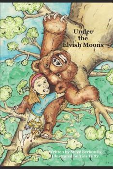 Paperback Under the Elvish Moons: Black and White Version Book