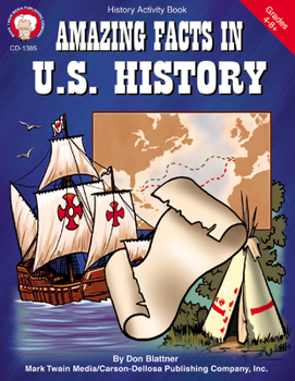 Paperback Amazing Facts in U.S. History, Grades 5 - 8 Book