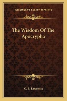 Paperback The Wisdom Of The Apocrypha Book