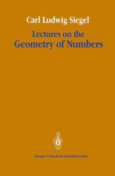 Hardcover Lectures on the Geometry of Numbers Book