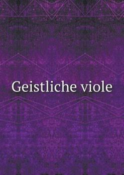 Paperback Geistliche Viole [German] Book