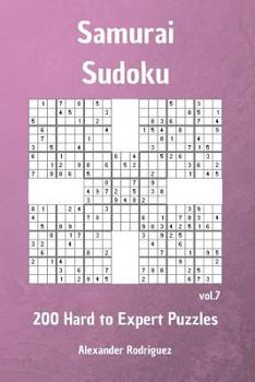 Paperback Samurai Sudoku Puzzles - 200 Hard to Expert vol. 7 Book