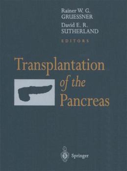 Paperback Transplantation of the Pancreas Book