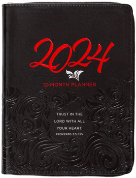 Imitation Leather Trust in the Lord (2024 Planner): 12-Month Weekly Planner Book