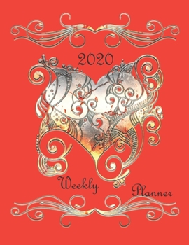 Paperback 2020 Weekly Planner: Planner Calendar Tracker Weekly Journal to plan the Year Ahead Book