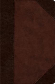 Paperback ESV Compact Bible (Trutone, Brown/Walnut, Portfolio Design) Book