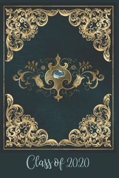 Class Of 2020 : College Ruled Composition Notebook for Seniors, Graduation Gift, Faux Jeweled, Lined Journal (6 X 9 ) 110 Blank Pages Homeschool Workbook for Students Academics Teens Girls Boys for Wr