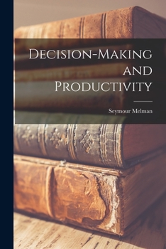 Paperback Decision-making and Productivity Book