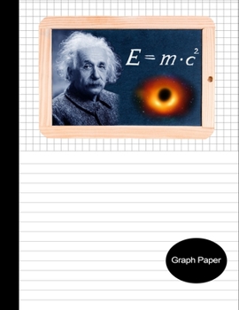 Paperback Graph Paper: Coordinate, Quadrille, Squared Paper, Half Wide Ruled Half Graph 4x4 for Science, Blank Lined Dual Composition Noteboo Book