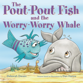 Library Binding Pout-Pout Fish and the Worry Worry Whale Book