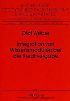 Paperback Integration Von Wissensmodulen Bei Der Kreditvergabe [German] Book