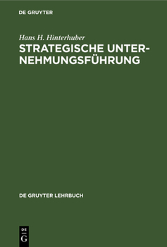 Hardcover Strategische Unternehmungsführung [German] Book