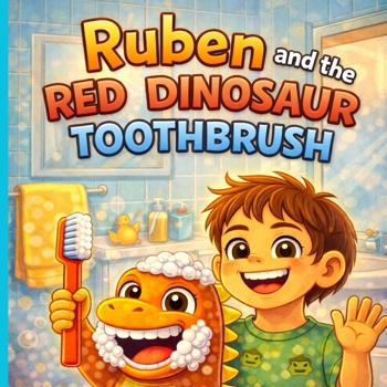 Paperback Ruben and the red dinosaur toothbrush Book