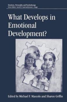 Paperback What Develops in Emotional Development? Book