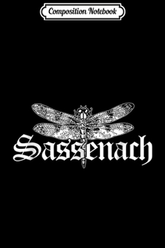 Paperback Composition Notebook: Outlander Dragonfly Sassenach Sign Gaelic Journal/Notebook Blank Lined Ruled 6x9 100 Pages Book