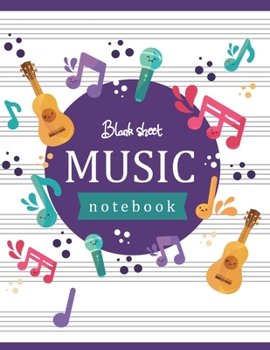 Paperback Music blank sheet notebook: Piano wide staff sheet Music Notebook for kids and adults, 100 Pages (8.5x11), 3 Large Staves Per Page. Manuscript Pap Book