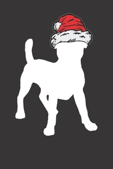 Notebook: Christmas Jack Russel Dot Grid 6x9 120 Pages