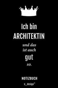 Notizbuch für Architekten / Architekt / Architektin: Originelle Geschenk-Idee [120 Seiten liniertes blanko Papier] (German Edition)