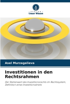 Paperback Investitionen in den Rechtsrahmen [German] Book