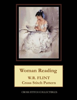 Paperback Woman Reading: W.R. Flint Cross Stitch Pattern Book