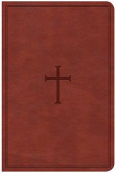 Imitation Leather CSB Compact Ultrathin Reference Bible, Brown Leathertouch, Indexed Book