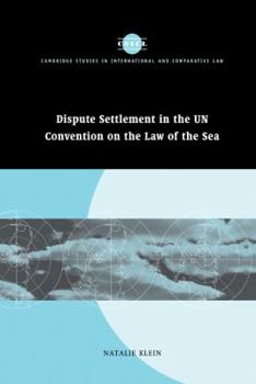 Hardcover Dispute Settlement in the Un Convention on the Law of the Sea Book