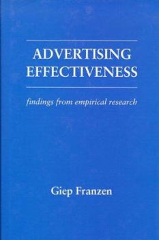 Hardcover Advertising Effectiveness Book