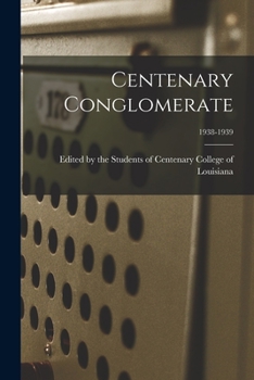 Paperback Centenary Conglomerate; 1938-1939 Book